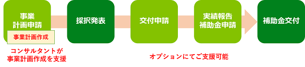 海外サプライチェーン多元化支援事業（申請フロー）